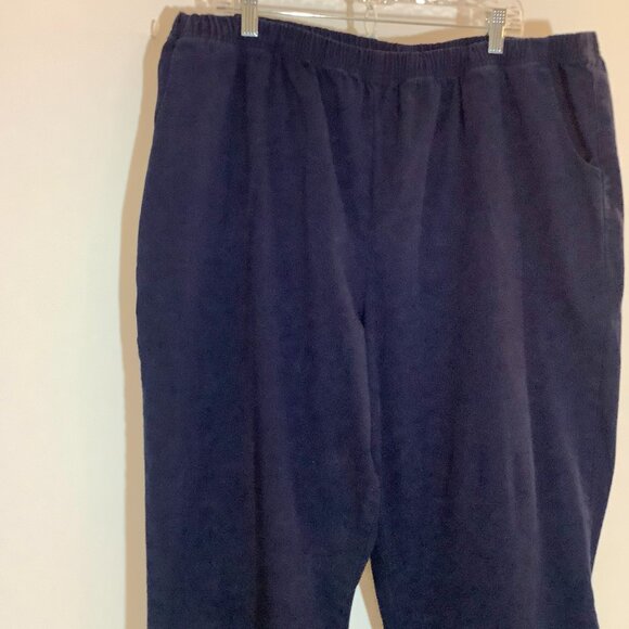 Pants Blue Stretch Long 3X Cotton Croft & Barrow - Picture 3 of 7